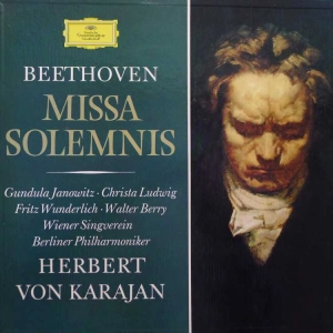 BOX  Beethoven - Missa Solemnis , Herbert von Karajan , 2 lp