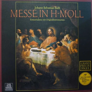 BOX  Bach - Messe in H-Moll , Harnoncourt , 3 lp