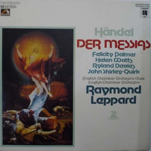 BOX Handel - Der Messias , Raymond Leppard , 3 LP , SQ Quadrophonie 