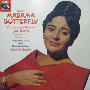 BOX , Puccini - madama Butterfly , Victoria de los Angeles , Gabriele Santini ,  3 LP