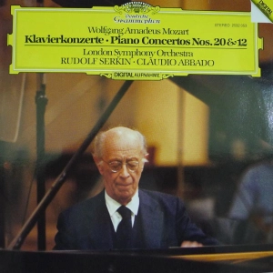 Mozart Piano Concertos Nos 10 i 12 , Rudolf Serkin, Claudio Abbado , LP 