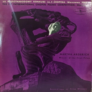 VII Międzynarodowy Konkurs im Fryderyka Chopina - Martha Argerich , LP 