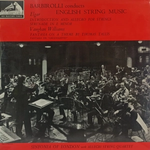 Barbirolli Conducts English String Music - Elgar, Williams , LP , His Masters Voice 1970