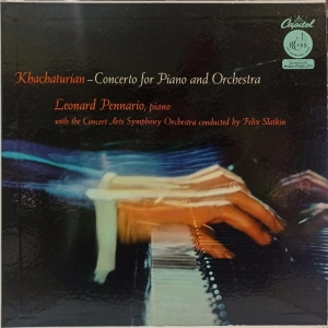 Khachaturian - Concerto For Piano And Orchestra, Pennario, Slatkin , LP