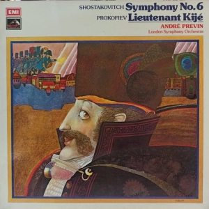 Shostakovitch - Symphony No. 6 / Lieutenant Kijé, Andre Previn, LP 