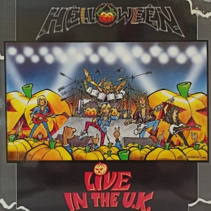 Helloween - Live In The U.K. , LP 1989 Germany , insert , 