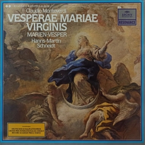 Monteverdi Vesperae Mariae Virgins , Hans Martin Schneidt , LP 1975 Germany 