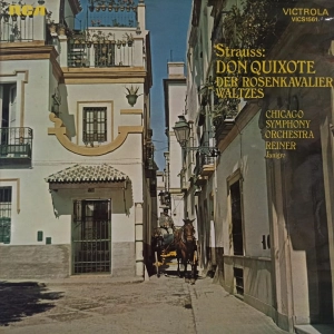 Strauss - Don Quixote, Der Rosenkavalier Waltzes, Reiner , Janigro , LP 1971 UK 