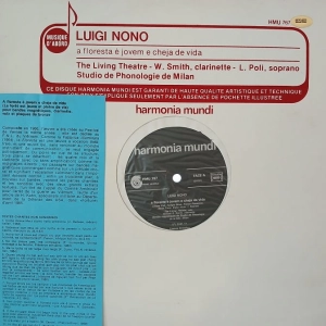 Luigi Nono - A Floresta É Jovem E Cheja De Vida, LP 1977 France