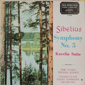 Jean Sibelius - Symphony No. 5 / Karelia Suite, Erik Tuxen, Thomas Jensen , LP US