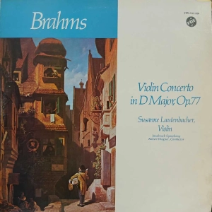 Johannes Brahms - Violin Concerto In D Major, Op.77, Susanne Lautenbacher, LP 1972 US