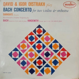 David Oistrach, Igor Oistrach , Bach Concerto for Two Violins & Orchestra,  Sarasate, Hindemith , LP 1966 US