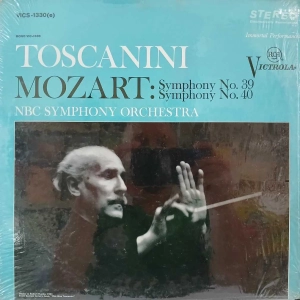 Mozart - Symphony no 39 i 40 , Toscanini , LP 1968 US 