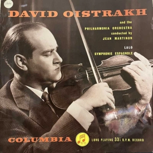 Lalo - Symphonie Espagnole, David Oistrakh, Jean Martinon , LP 1955 UK mono