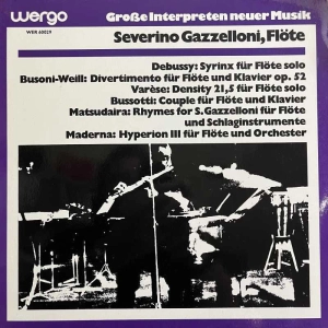 Severino Gazzelloni - Flote , LP Germany 
