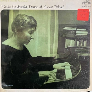 Wanda Landowska - Dances Of Ancient Poland, LP 1968 US