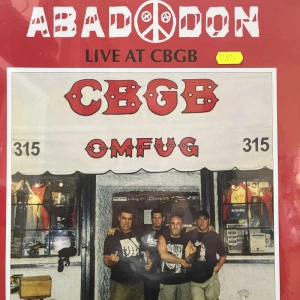 Abaddon Live At CBGB LP 2024 PL Refuse Records