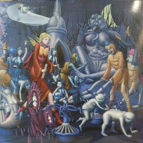 Cathedral Forest Of Equilibrium LP UK 2023 Clear w/ Red Splatter