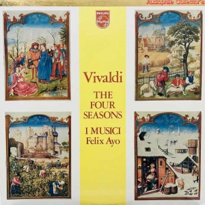 Vivaldi The Four Seasons I Musici Felix Ayo LP Japan Philips Audiophile Collectors