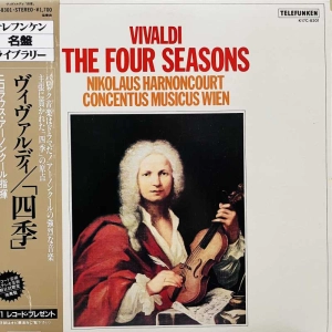 Vivaldi The Four Seasons Nikolaus Harnoncourt LP 1982 Japan Telefunken Audiophile