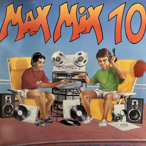 Max Mix 10  Toni Peret & José Mª Castells  LP 1990 Spain Max Music italo disco   