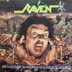 Raven Nothing Exceeds Like Excess LP 1988 US Combat