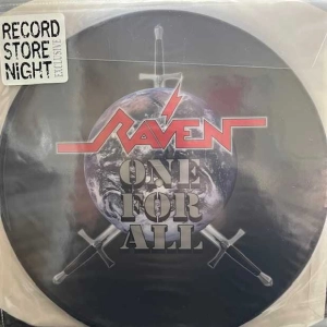 Raven One For All LP Picture Disc 2019 Italy Night Of The Vinyl Dead Records