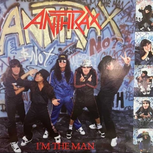 Anthrax I'm The Man LP 1987 Germany Island Records