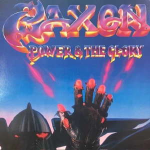 Saxon Power & The Glory LP 1983 UK Carrere