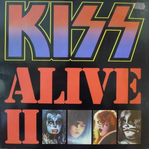 Kiss Alive II 2LP 1977 Holland Casablanca Record booklet