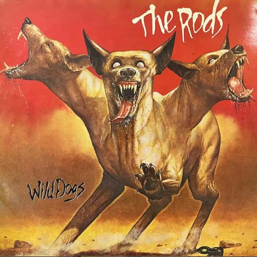 The Rods Wild Dogs LP 1982 Scandinavia Arista
