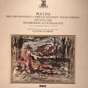 Puccini, Mercadante, Boito, Verdi, Orchestre National De L'Opera De Monte-Carlo, Claudio Scimone ?– Preludio Sinfonico  Capriccio Sinfonico  Edgar - Vorspiel LP