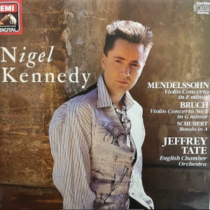Mendelssohn Bruch Schubert Violin Concerto Nigel Kennedy LP 1988 Germany EMI His Masters Voice Digital