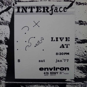INTERface Live At Environ LP 1977 US ReEntry Records