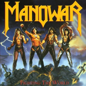 MANOWAR Fighting The World LP Blue