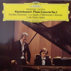 Chopin Piano Concerto No 1 Krystian Zimerman Carlo Maria Giulini  LP 1979 Germany Deutsche Grammophon
