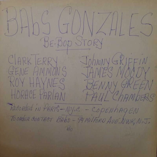 Babs Gonzales The Be-Bop Story  LP Switzerland Expubidence Records 