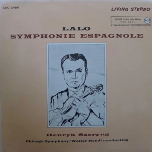 Édouard Lalo Symphonie Espagnole Henryk Szeryng LP 1964 Italy RCA Victor Living Stereo