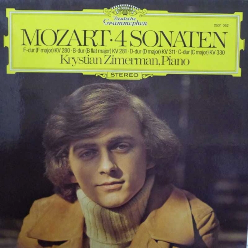Mozart 4 Sonaten Krystian Zimerman LP 1978 Germany Deutsche Grammophon 