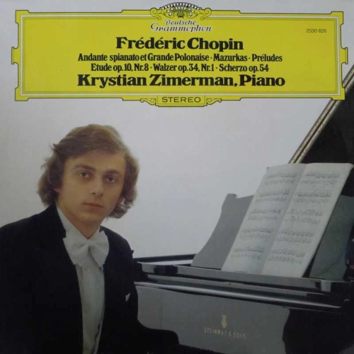 Frederic Chopin Klavierwerke  Krystian Zimerman LP 1977 Germany Deutsche Grammophon    