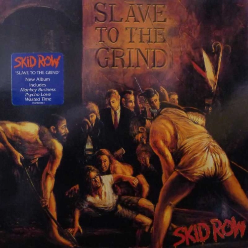 Skid Row Slave to the Grind LP 1991 Germany Atlantic