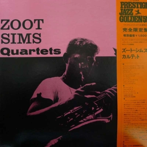 Zoot Sims Quartets LP 1977 Japan Prestige