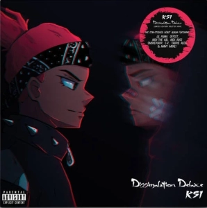 KSI, Dissimulation (deluxe edition) LP Silver red splatter