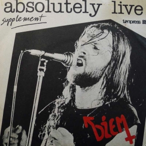 Dzem Absolutley live Supplement 7" single 1987 PL Tonpress