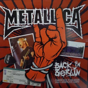 Metallica – Back In Berlin 2Lp 2013 EU TRR + 7" + Tshirt Unofficial