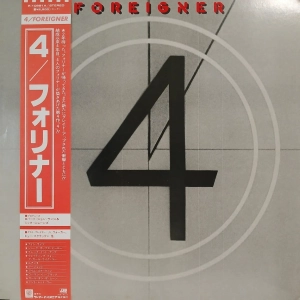 Foreigner "4" LP Japan 1981 Obi inserty