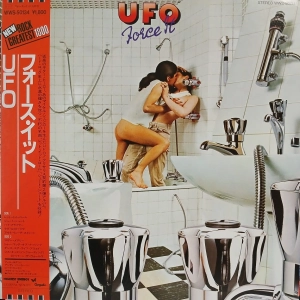 UFO Force It , LP Japan 1982 Obi insert Chrysalis