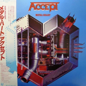 Accept Metal Heart LP 1985 Japan Portrait
