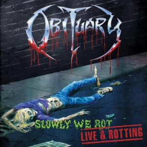 OBITUARY Slowly We Rot Live And Rotting LP Zielony winyl