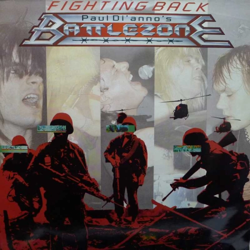 Paul Di'anno's Battlezone – Fighting Back LP 1986  UK Raw Power /Iron Maiden/